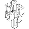 Air preparation combination unit MSB6-1/2:C3J1F3-WP