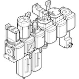 Air preparation combination unit MSB6N-1/2:C3J2M1D7A1F3-WP