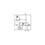 Soft start/quick exhaust valve MS9-SV-G-C-V24-S-VS