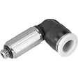 QBMLL-10-32-UNF-1/8-U Push-in L-fitting, long