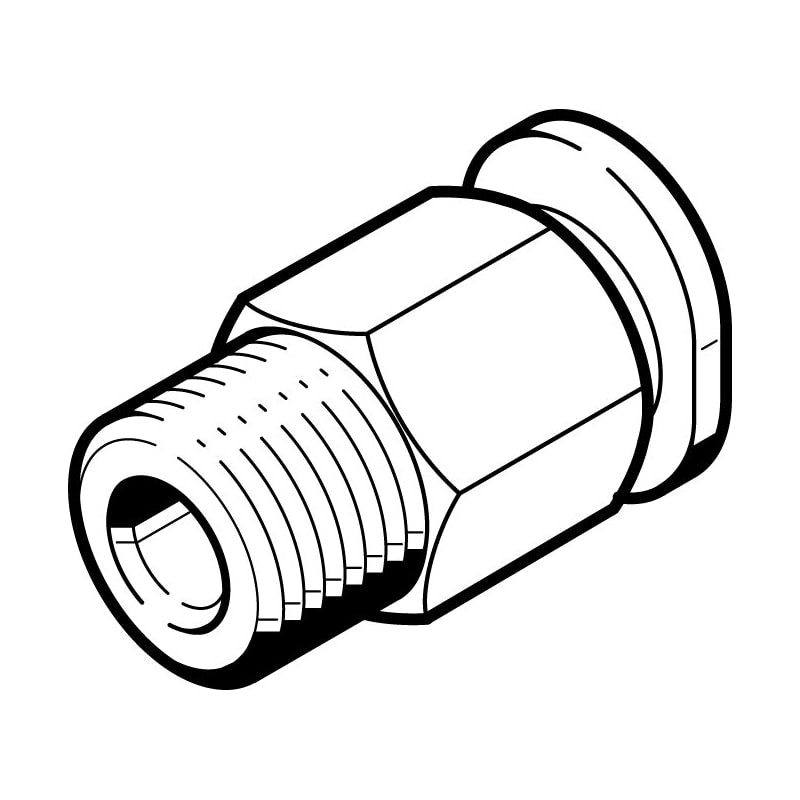 QBM-1/8-5/32-U Push-in fitting
