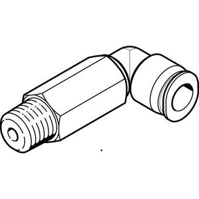 QBMLL-1/8-1/4-U Push-in L-fitting, long