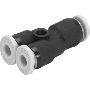 QBMY-1/4T-5/32-U Push-in Y-connector