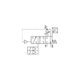 Soft start/quick exhaust valve MS6-SV-1/2-D-10V24-2M8