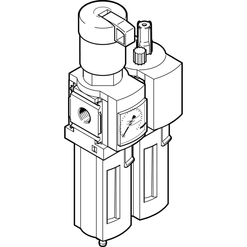 Air preparation combination unit MSB6-1/2-FRC13:J120M1