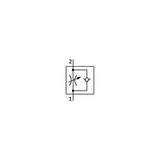 VFOE-LE-T-M5-Q4-P50 One-way flow control valve