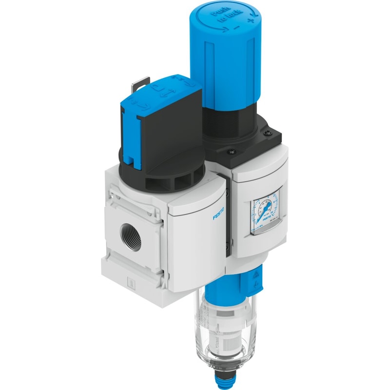 Service unit MS6-EM1FR-1/2-D6-E-P-VC-AG-BAR-WPE-B