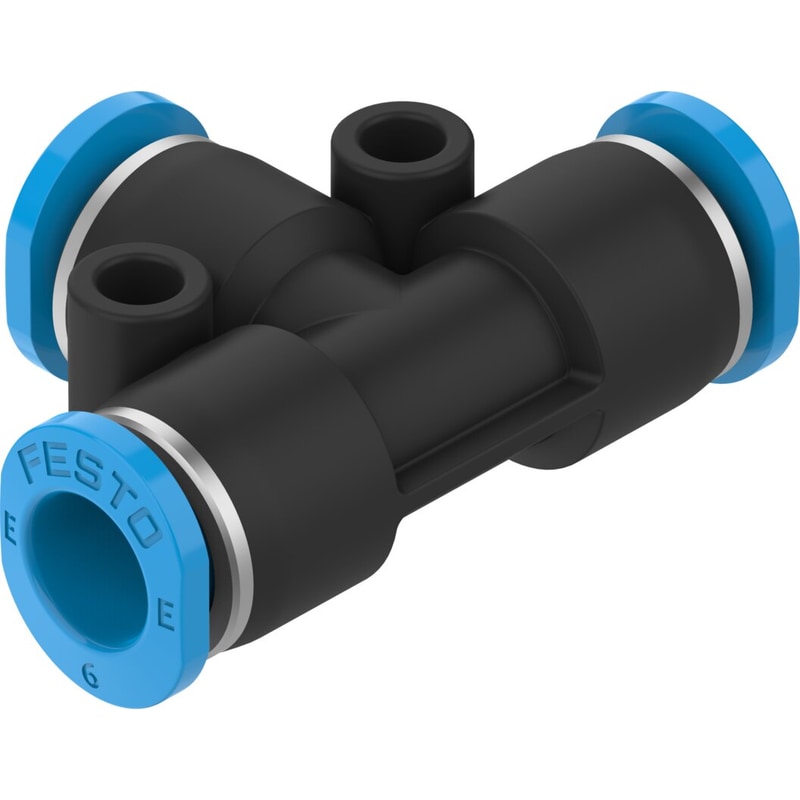 NPQE-T-Q6-E-F1A-P10 Push-in T-connector