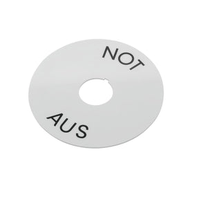 BZ-6-30 Inscription label